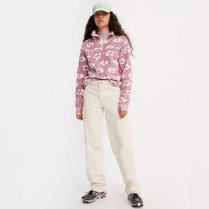 Levi’s Baggy Dad Utility Women's Jeans - Barely Freezing White - 26w x 32l